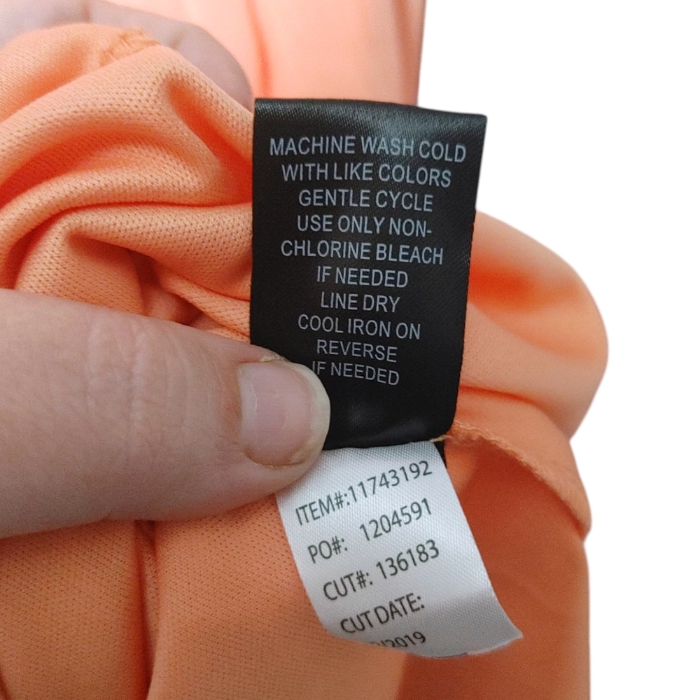 Torrid Coral Sleeveless Stretch Pleated Skirt Mini Dress Women's Size 2X - Picture 9 of 10